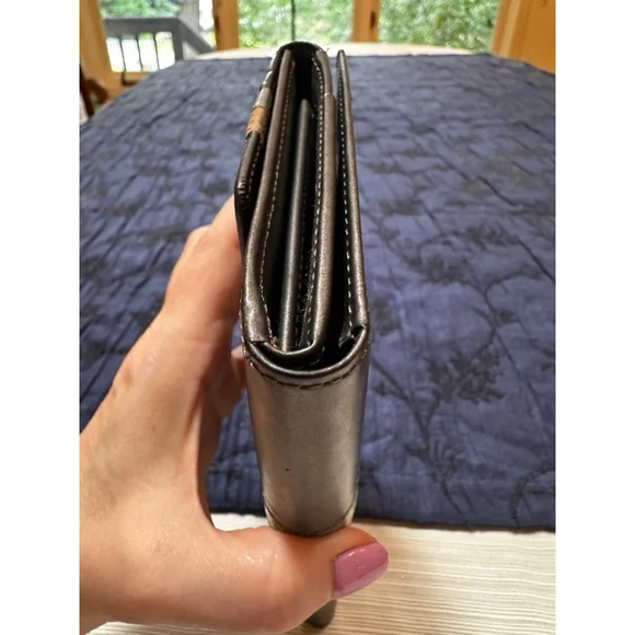 Women's Givenchy Blue & Brown Wallet - Picture 8 of 13